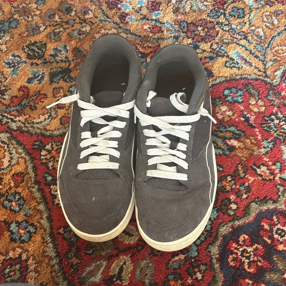 Jordan Black and White Sneakers